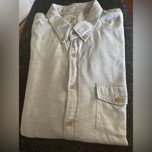 J. CREW Light Gray Button-Down Shirt